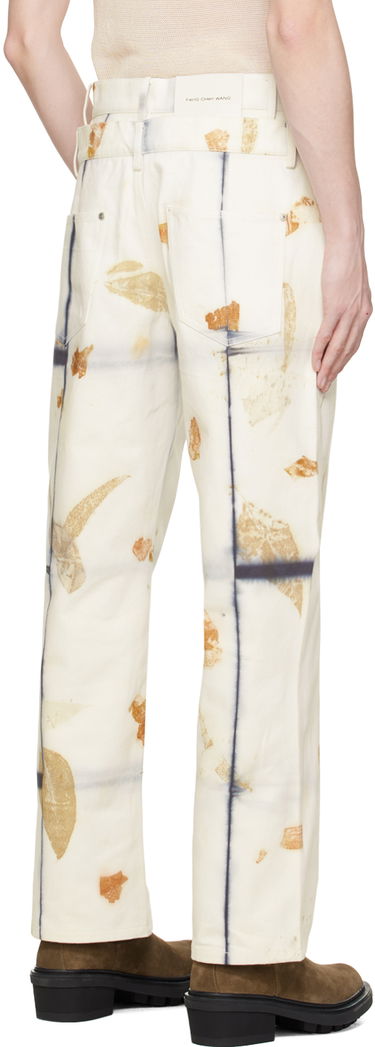 Jeans Feng Chen Wang Feng Chen Wang Plant-Dyed Jeans Hvid | FUS17TR20, 2
