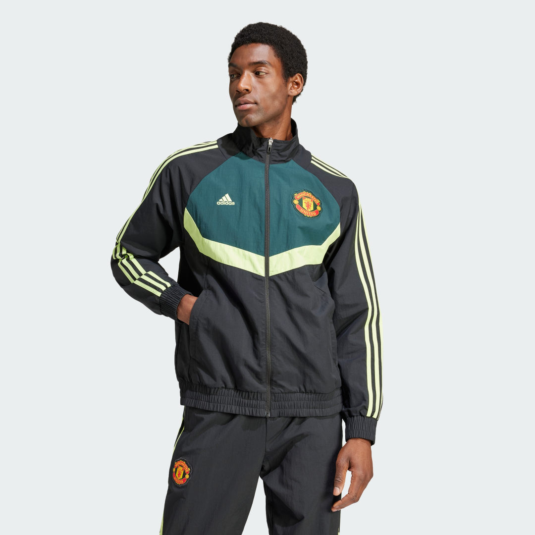 Jakke adidas Performance Manchester United Woven Track Top Grå | IP9190, 0