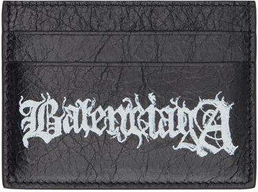 Tegnebog Balenciaga Printed Card Holder Sort | 594309-2AAW3-1090, 0
