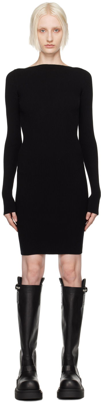 Kjole Rick Owens Black Porterville Al Minidress Sort | RP02D3616 RIBVI, 0