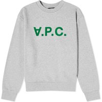 Sweatshirt A.P.C. Elisa Logo Sweatshirt Grå | COFDX-F27820-PLB, 1