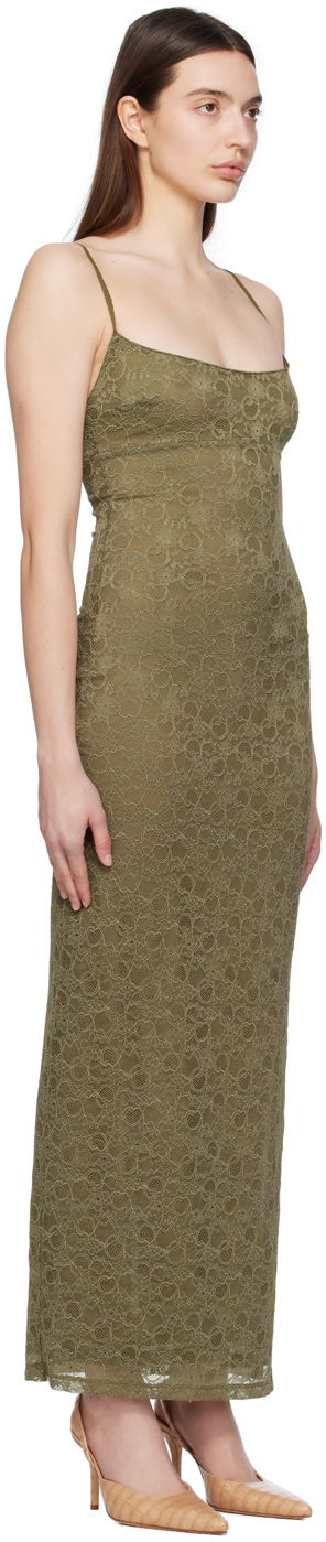 Kjole Miaou Miaou Thais Lace Maxi Dress Grøn | 5019SLHUN, 1