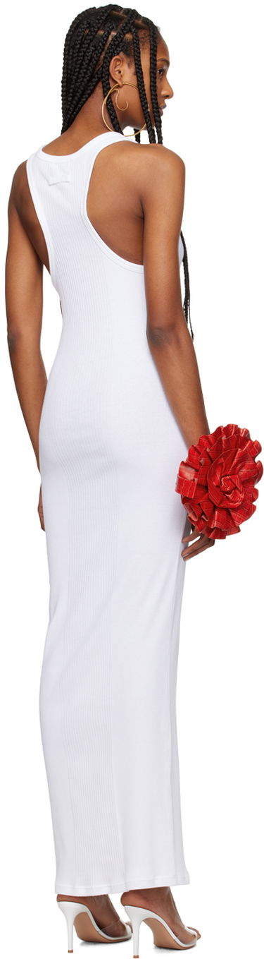 Kjole Jean Paul Gaultier Jean Paul Gaultier Strapped Maxi Dress Hvid | 24/25-F-RO118-J054-01, 2