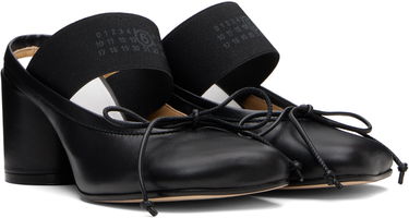 Smykker Maison Margiela MM6 Maison Margiela Anatomic Numeric Heeled Sandals Sort | S59WP0210 P3628, 3