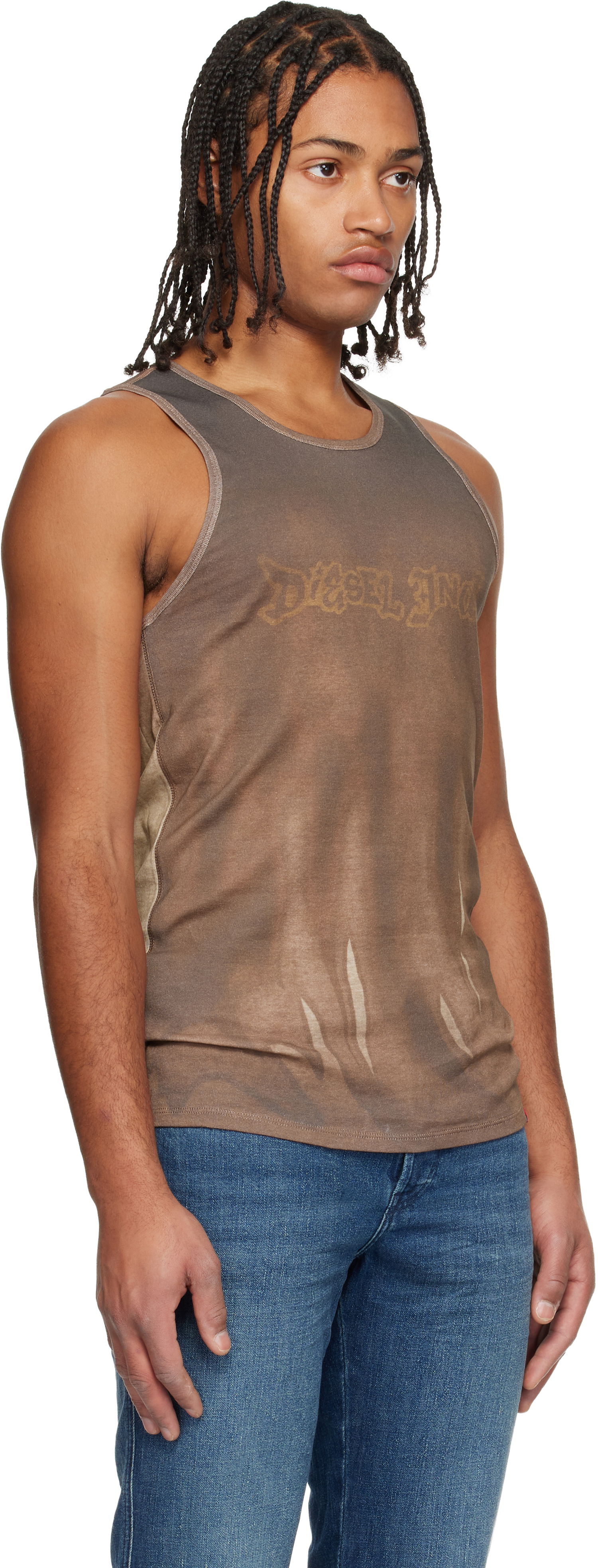 Tanktop Diesel T-Lifty-Show Tank Top Brun | A21618-0WICL-7EUA, 1