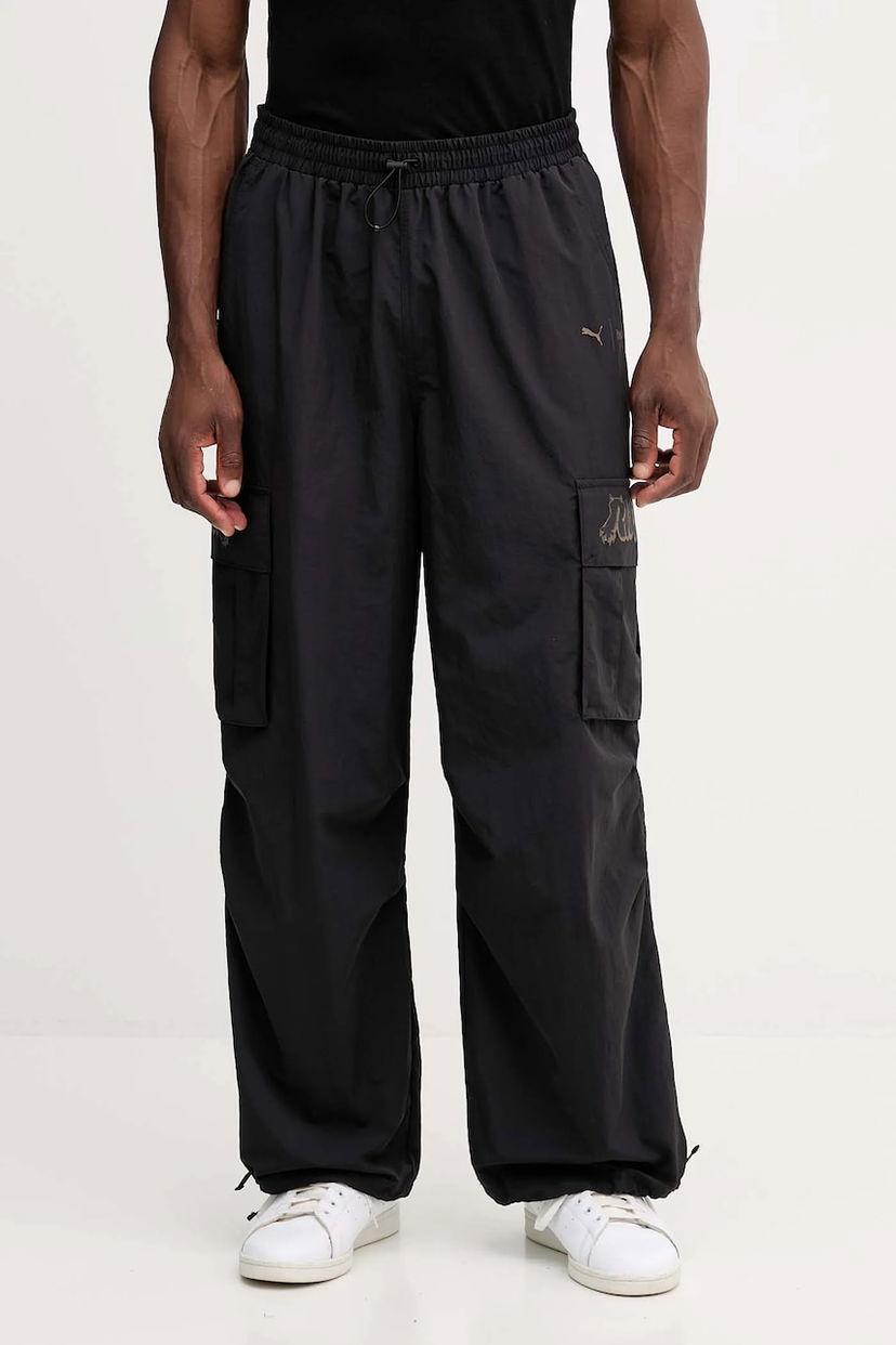 Cargo bukser Puma PUMA x RIPNDIP Loose Fit Cargo Track Pants Sort | 632417