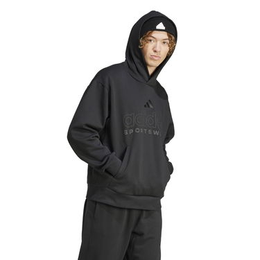 Sweatshirt adidas Performance A SZN Hoodie Sort | IX1266, 4