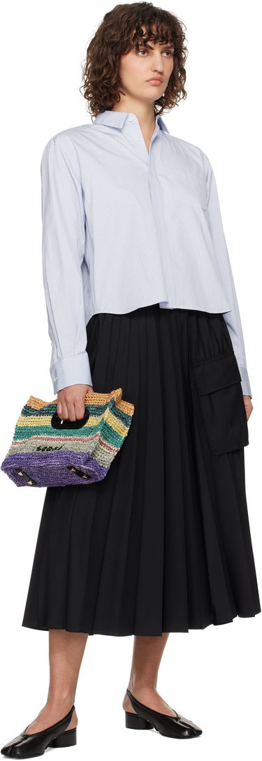 Mulepose sacai Sacai Raffia New Shopper Small Bag Flerfarvet | S149-01, 3