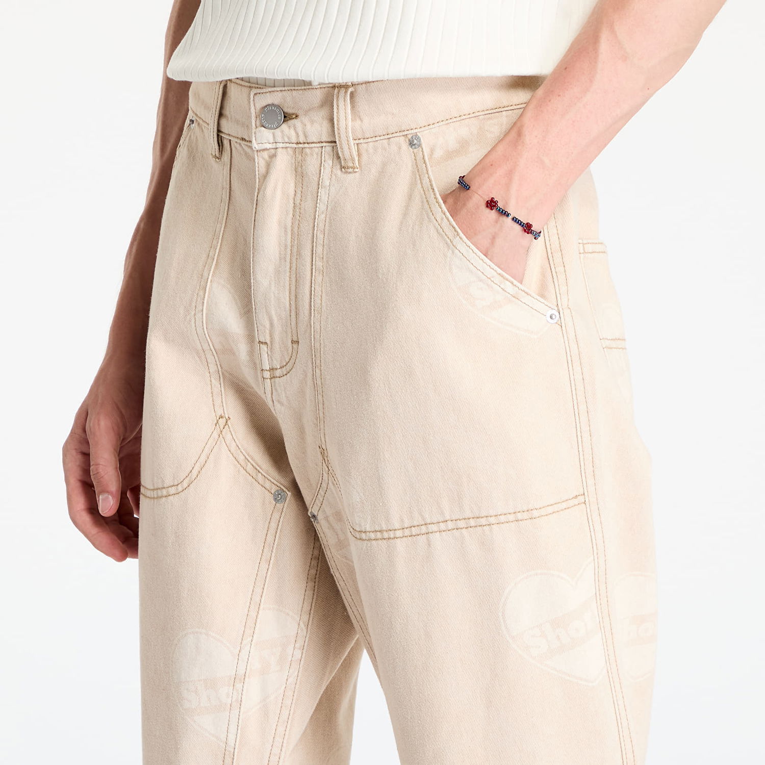 Bukser Pleasures Heart Ultra Work Pants Beige Beige | P24F011 BEIGE, 1
