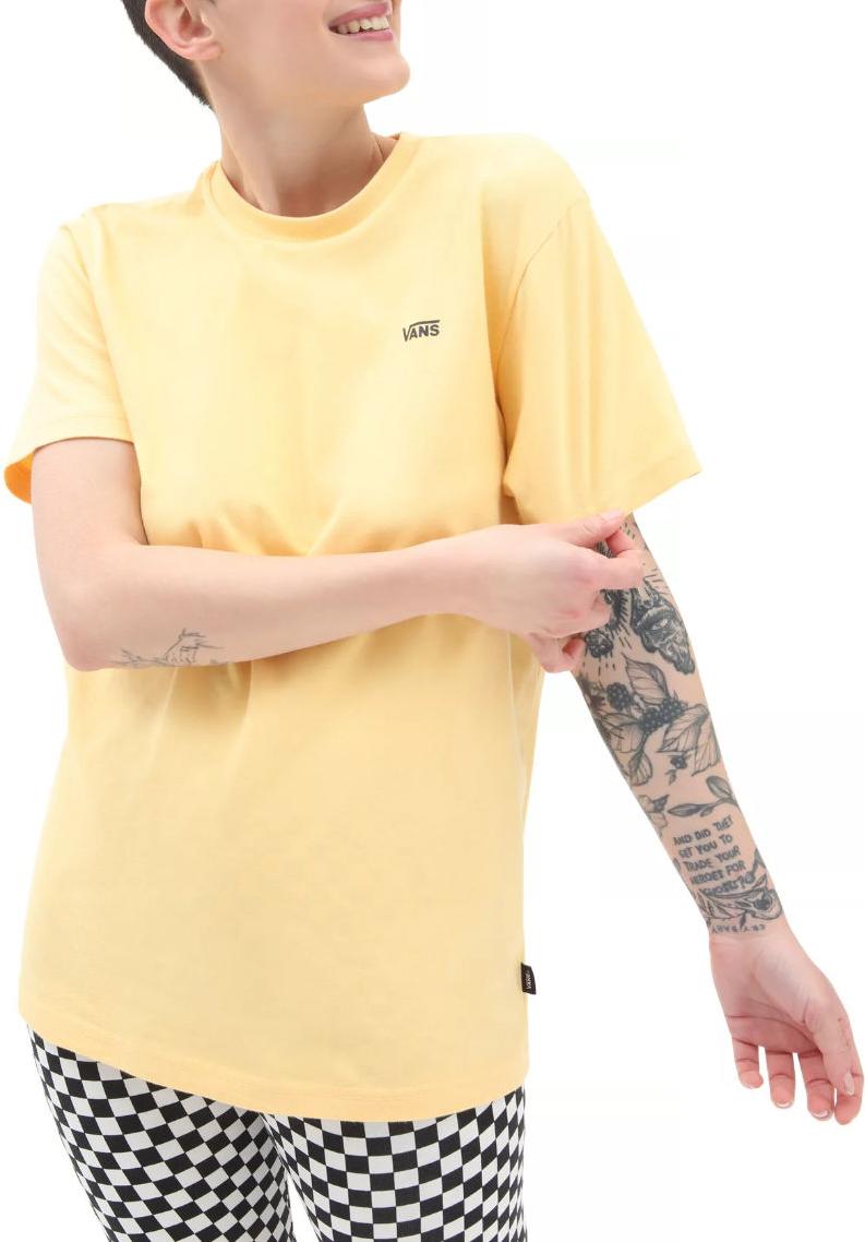 T-shirt Vans Left Chest Logo T-Shirt Gul | vn0a7rsryrs1, 0
