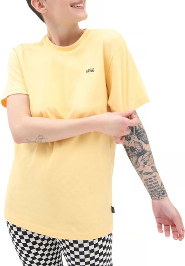 T-shirt Vans Left Chest Logo T-Shirt Gul | vn0a7rsryrs1, 0