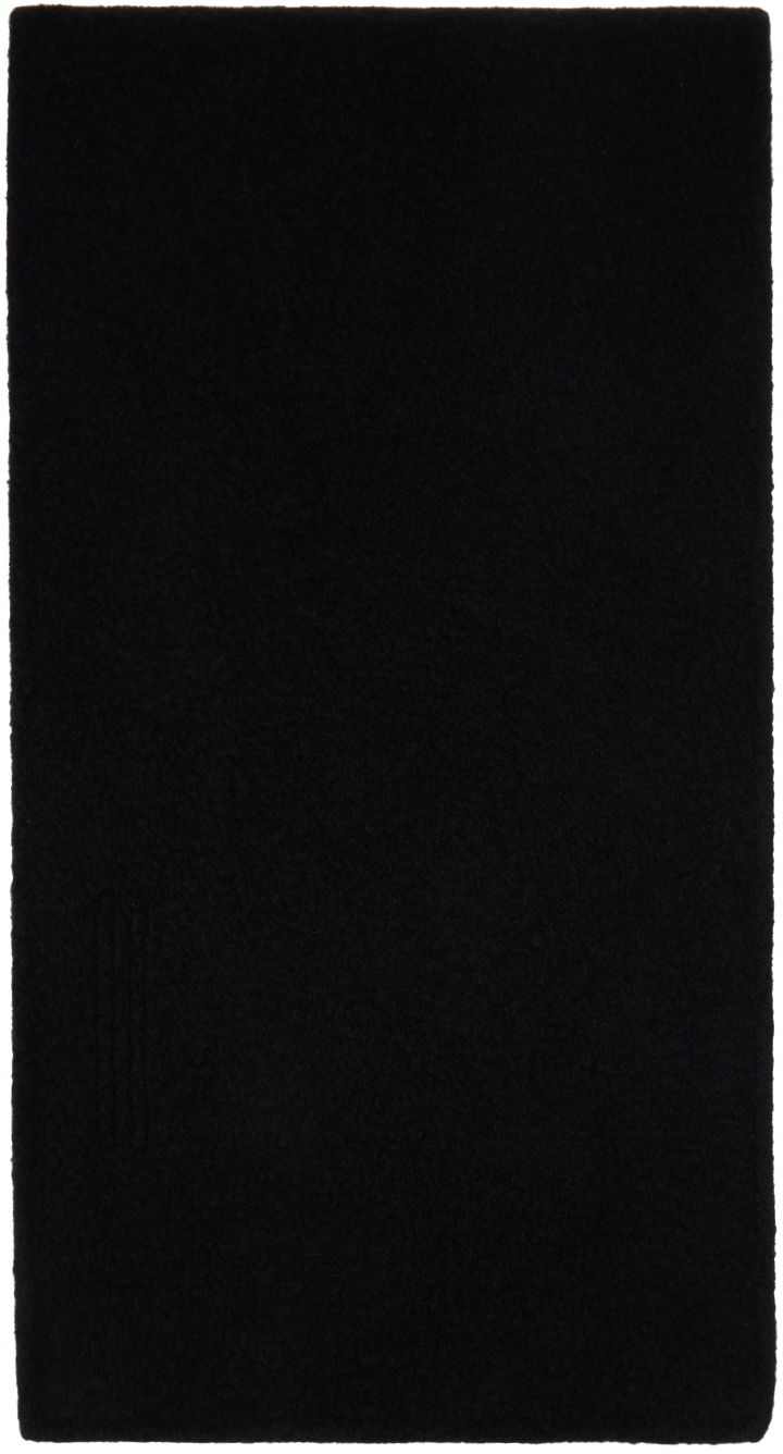 Tørklæde Rick Owens Scarf Porterville Sort | RP02D3442 DDR, 0
