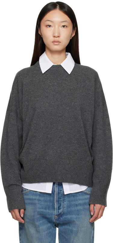 Sweater Loulou de Saison Loulou de Saison Anaa Knit Sweater Grå | ANAA LDS, 0