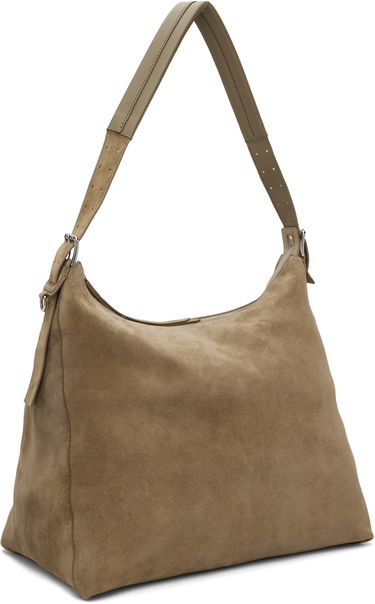 Skuldertaske LEMAIRE Lemaire Belted Suede Shoulder Bag Brun | BG0189 LL0125, 1