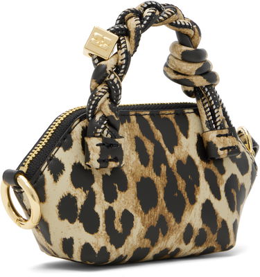 Håndtaske GANNI GANNI Nano Bou Leopard Print Bag Beige | A6549, 2