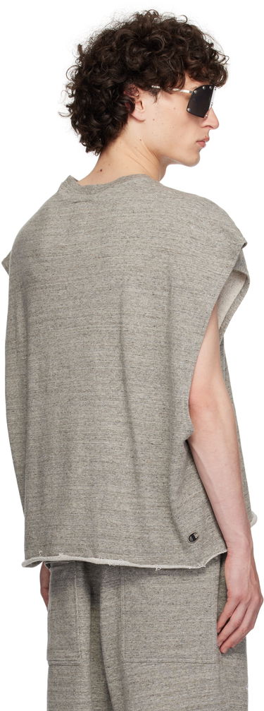 Tanktop Rick Owens Rick Owens Champion Edition Micro Tatlin Tank Top Grå | CM01E1667 CHMJ JERSEY, 2