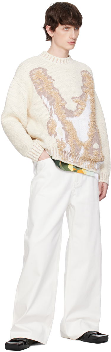 Sweater Lacoste Lacoste Lassie Crewneck Sweater Hvid | AH6772, 3