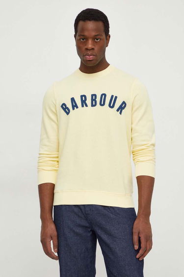 Sweatshirt Barbour Yellow Crewneck Sweatshirt MOL0101 Gul | MOL0101, 0