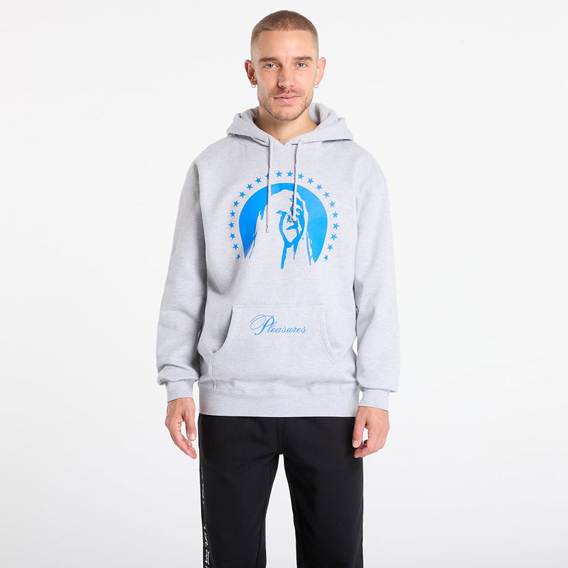 Sweatshirt Pleasures Sweatshirt Critic Hoodie Grå | P25F066-GREY