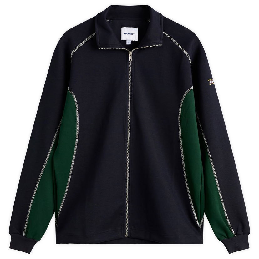 Jakke Butter Goods Warped Track Jacket Mørkeblå | BG253600-Navy