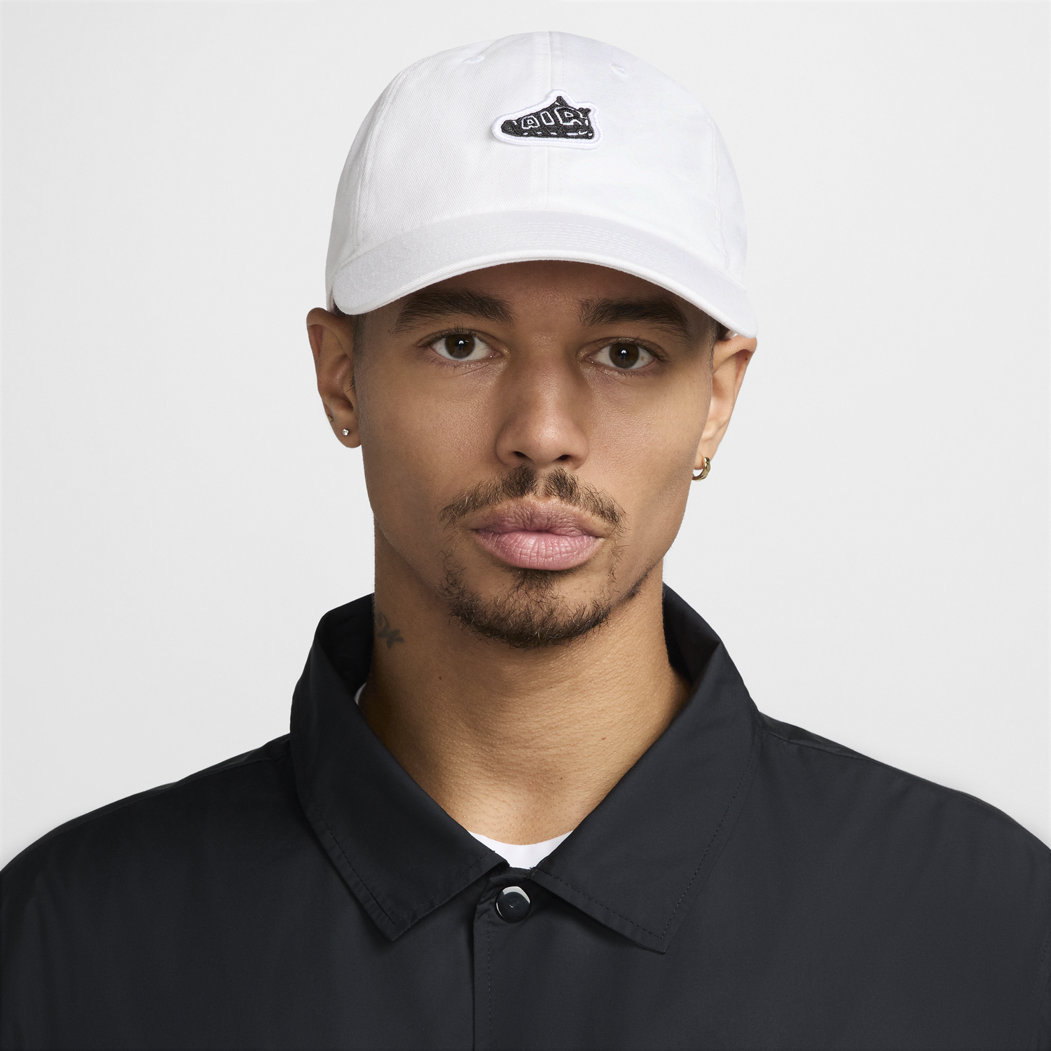 Kasket Nike Club Patch Cap Hvid | HF0867-100, 0