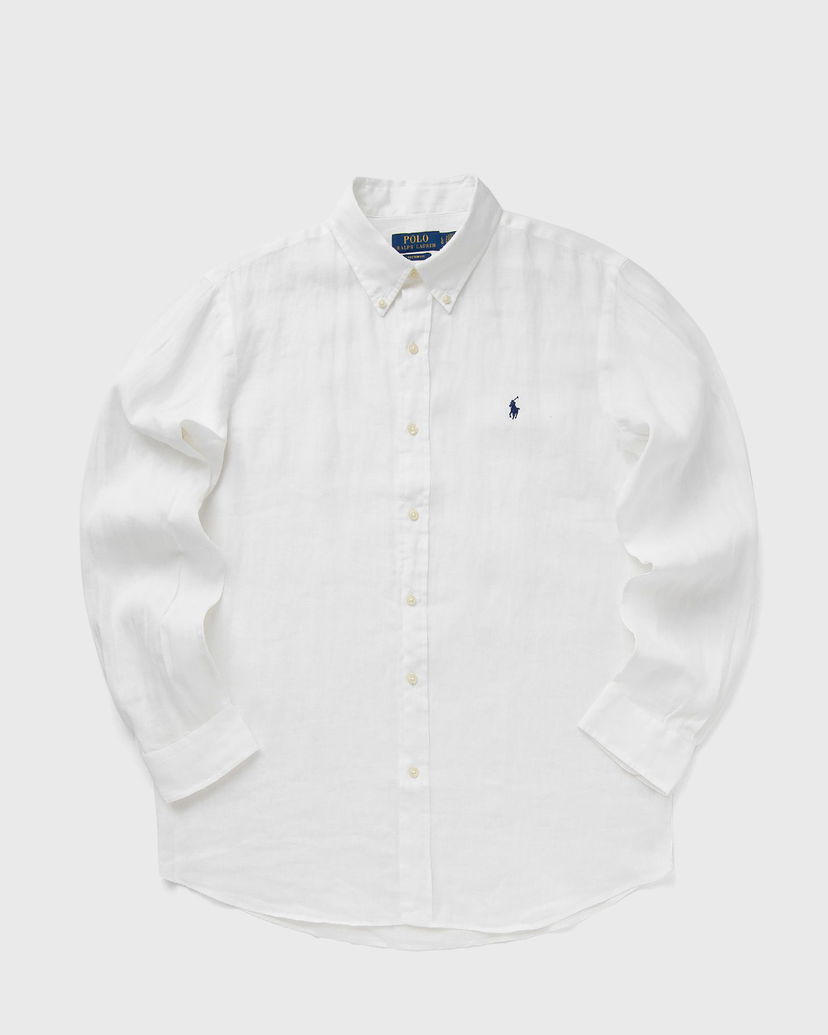 Skjorte Polo by Ralph Lauren Polo Ralph Lauren Linen Sport Shirt Hvid | 710966294003