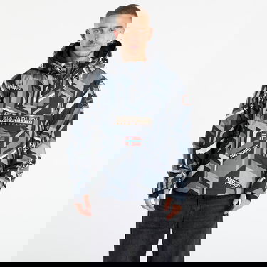 Jakke Napapijri Napapijri Rainforest Next AOP Jacket Grå | NP0A88T8FZN1, 0