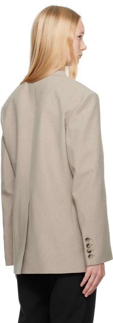 Jakke Nanushka Nanushka Diante Double-Breasted Blazer Beige | NW25SSOW26092, 2