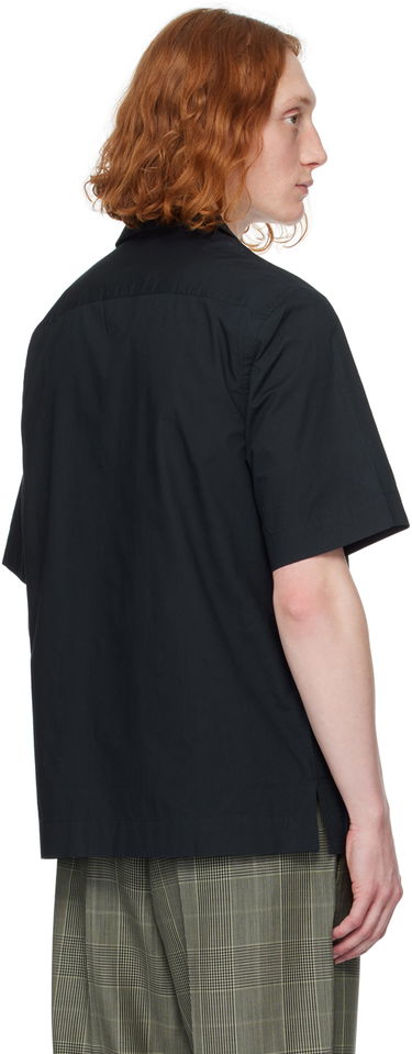 Skjorte Paul Smith Paul Smith Embroidered Short Sleeve Shirt Sort | M1R-905UE-M01592-49A, 2