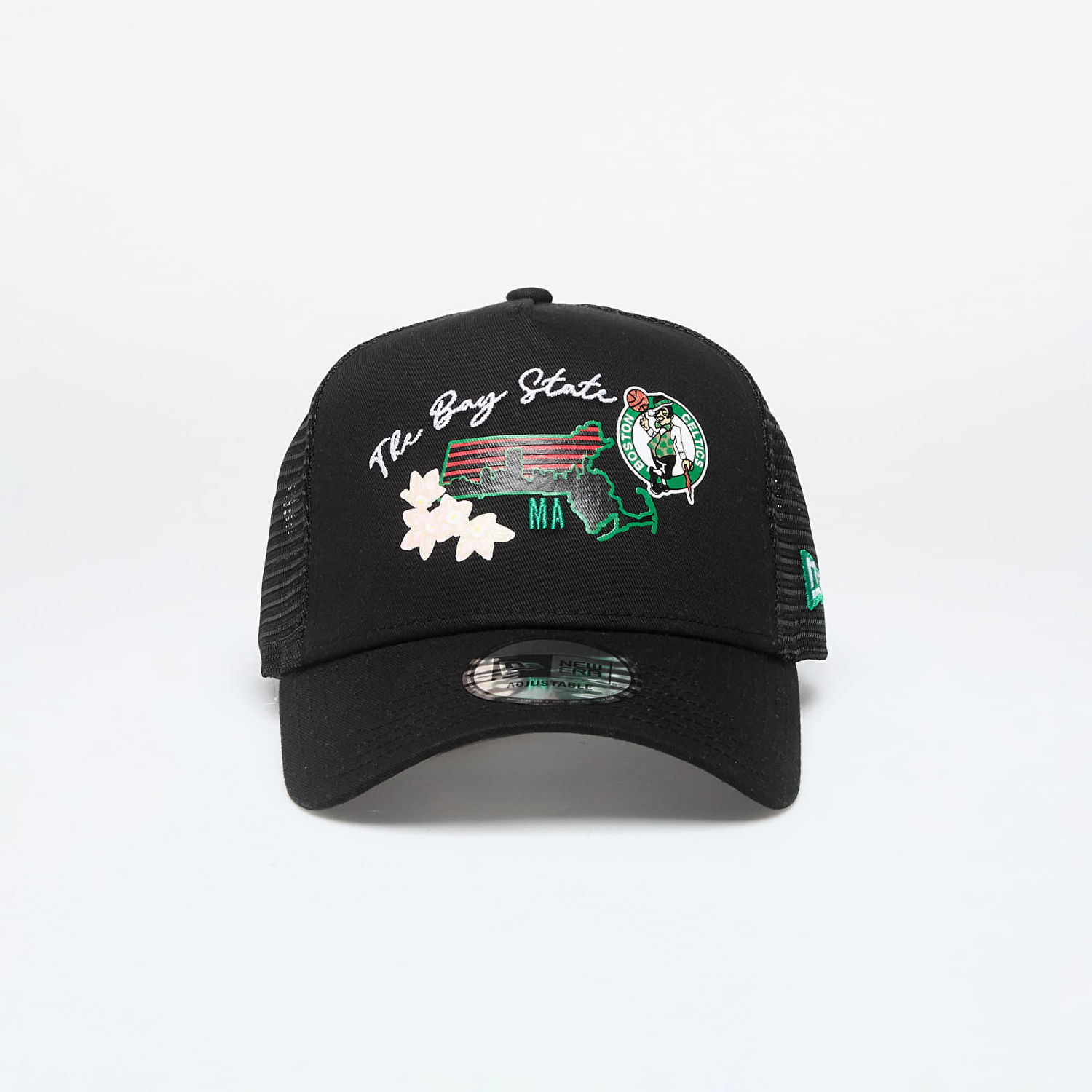Kasket New Era Boston Celtics 9Forty Trucker Black Sort | 60503445, 0