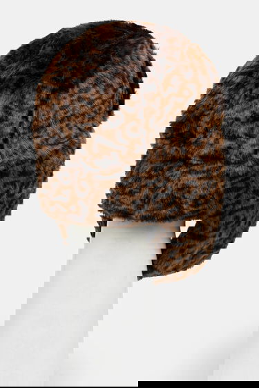 Hat Kangol Leopard Print Faux Fur Trapper Hat Brun | K4266ST.LEOPARD, 1