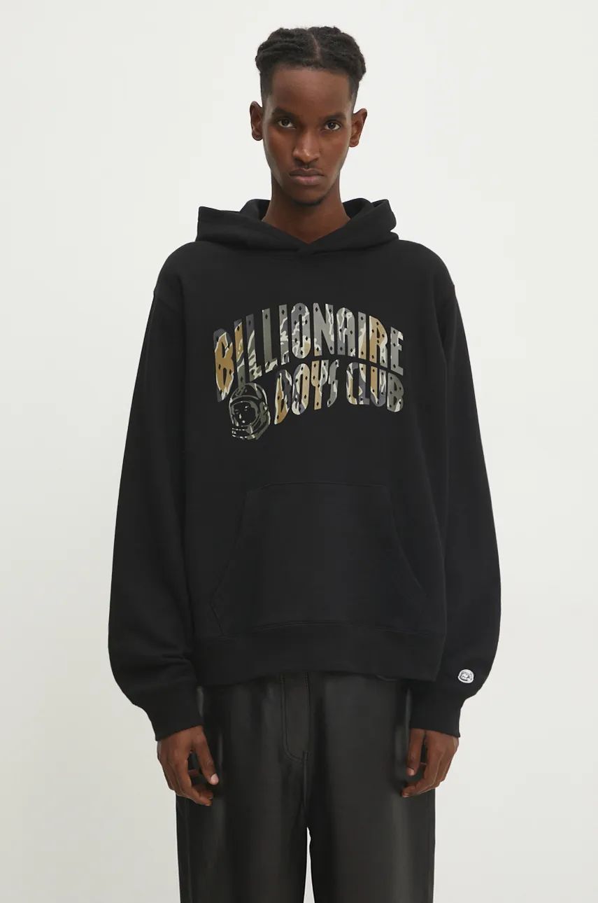 Sweatshirt BILLIONAIRE BOYS CLUB Camo Arch Logo Hoodie Sort | B24336, 0