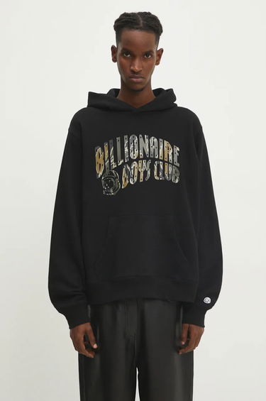 Sweatshirt BILLIONAIRE BOYS CLUB Camo Arch Logo Hoodie Sort | B24336, 0
