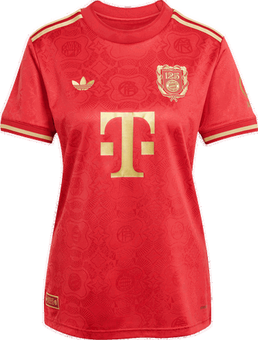 T-shirt adidas Performance FC Bayern Anniversary Jersey Rød | JE6783, 1