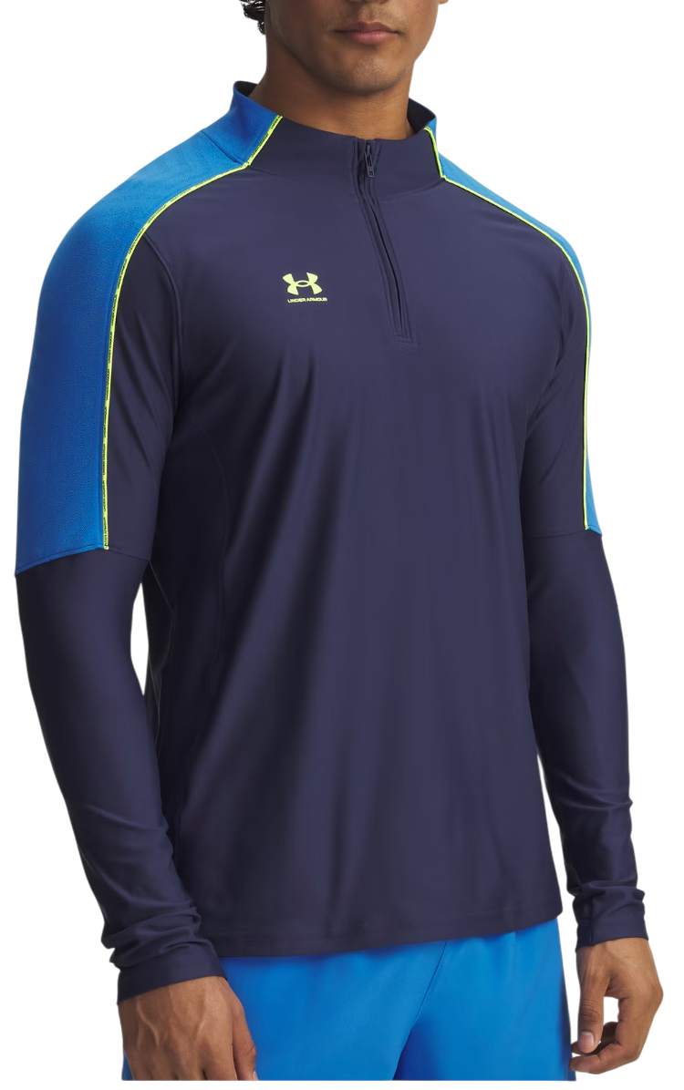 Sweatshirt Under Armour Challenger Pro Midlayer 1/4 Zip Mørkeblå | 6008988-403