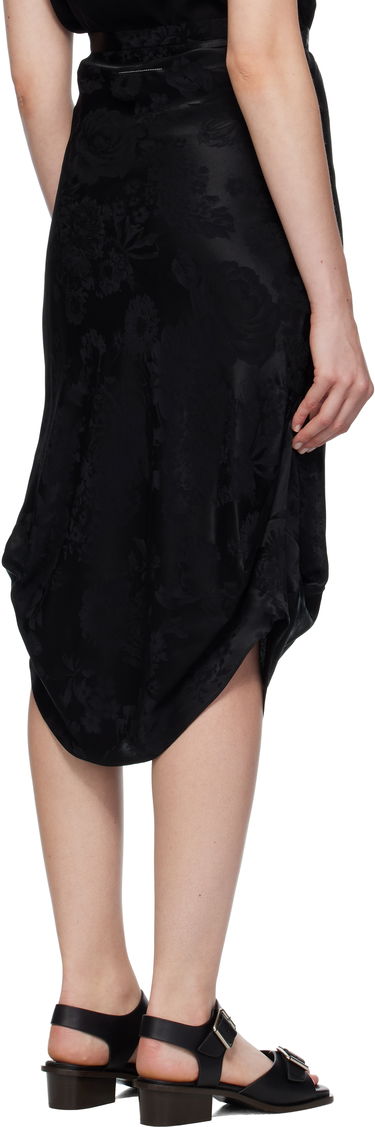 Nederdel Maison Margiela Floral Midi Skirt Sort | S52ME0025 M35471, 2