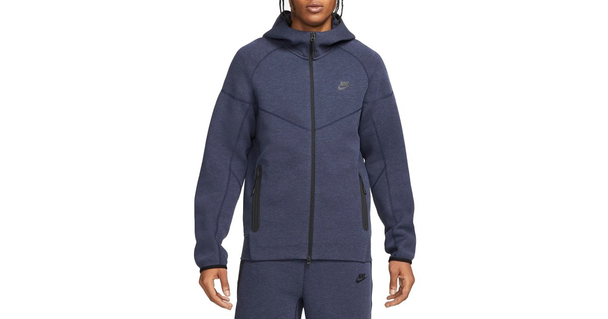 Sweatshirt Nike Tech Fleece Windrunner Mørkeblå | fb7921-473, 1