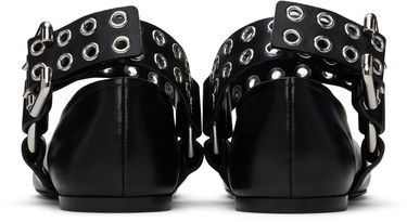 Sneakers og sko Alaïa ALAÏA Biker Ballerina Flats Sort | AA3A041CK290, 1