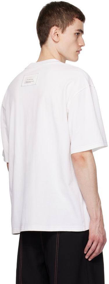 T-shirt Feng Chen Wang Feng Chen Wang Paneled T-Shirt Hvid | FMF16TS03, 2