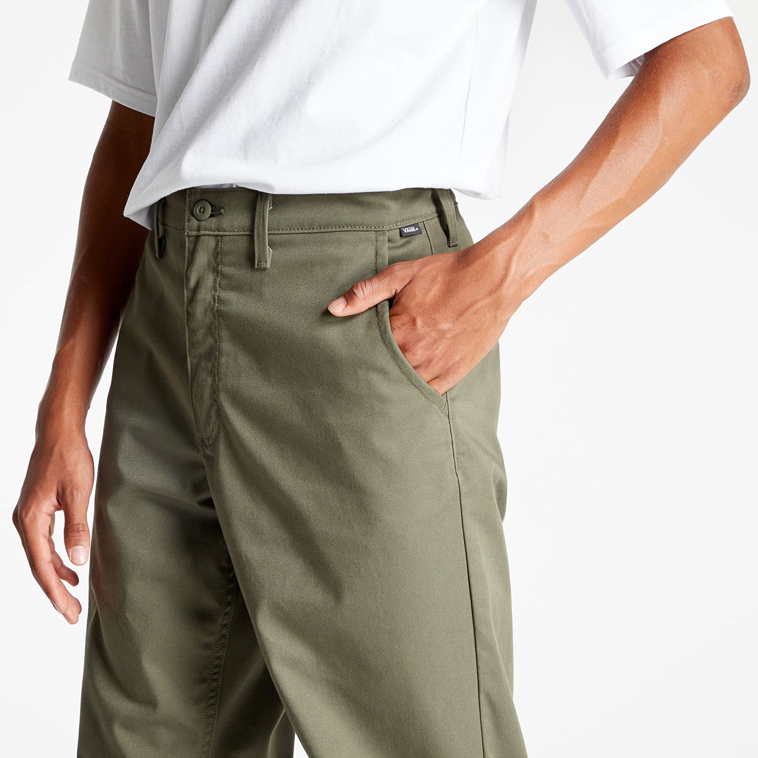 Bukser Vans Authentic Chino Loose Pant Grøn | VN0A5FJBKCZ1, 1