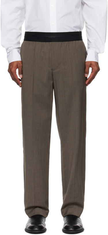 Bukser Helmut Lang Helmut Lang Tapered Pull-On Trousers Brun | P01HM203, 0