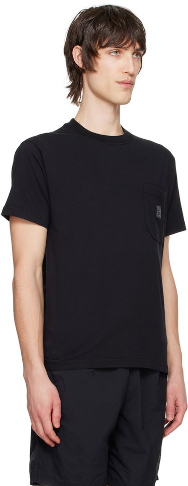 T-shirt Stone Island Stone Island Organic Cotton Jersey Fissato T-Shirt Hvid | K1S15 2100219 S0057, 4
