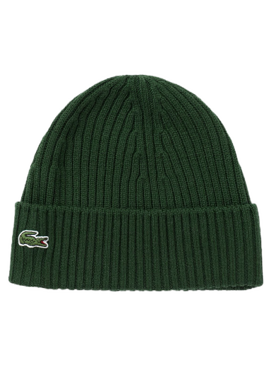Beanie Lacoste KNITTED CAP Grøn | 3666354851476