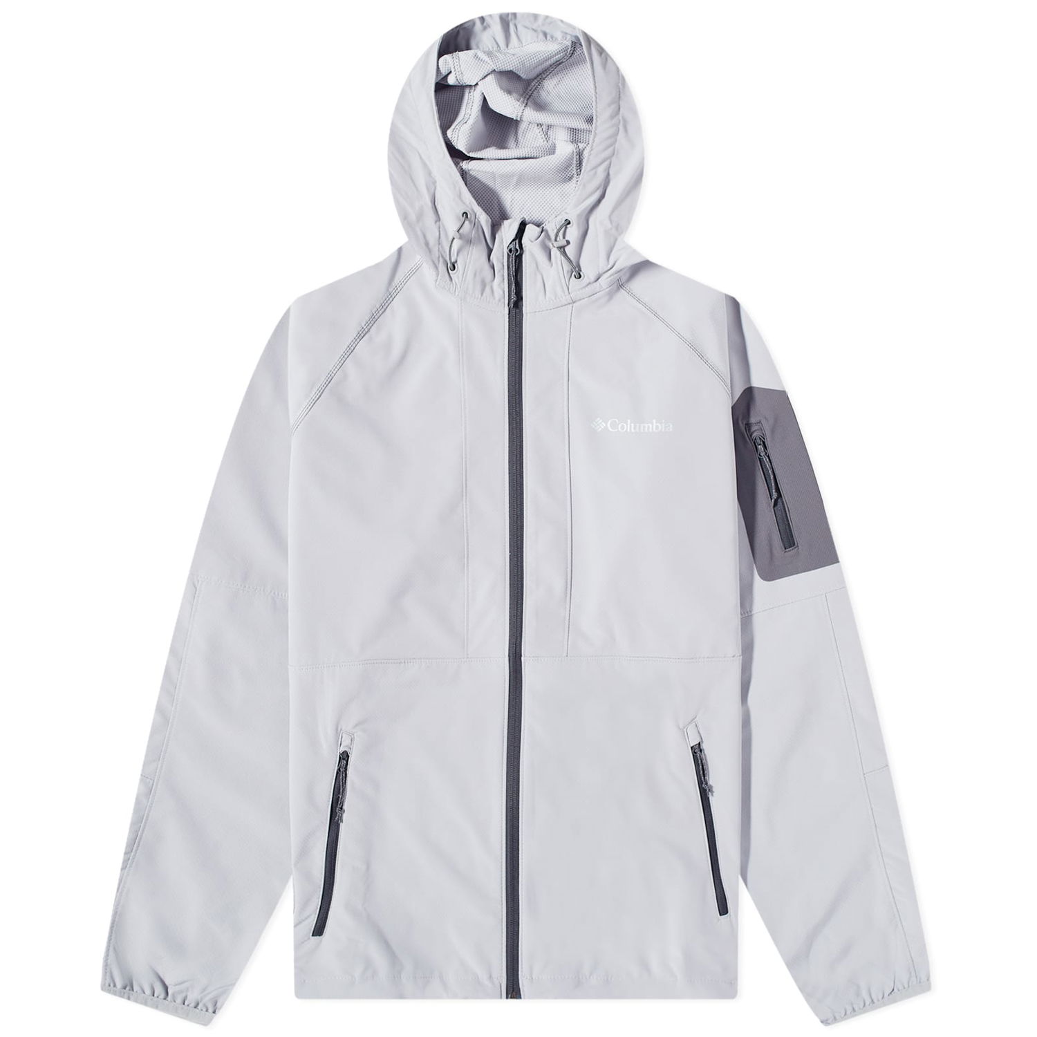 Vindjakke Columbia Tall Heights™ Hooded Softshell Jacket Grå | 1975591-039, 0