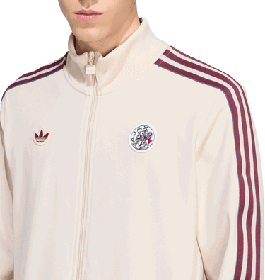 Jakke adidas Originals Ajax Amsterdam Terrace Icons Track Top Beige | jm7347, 3
