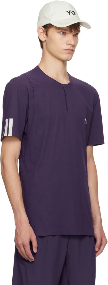T-shirt Y-3 Y-3 Zip T-Shirt Lilla | JN2992, 4