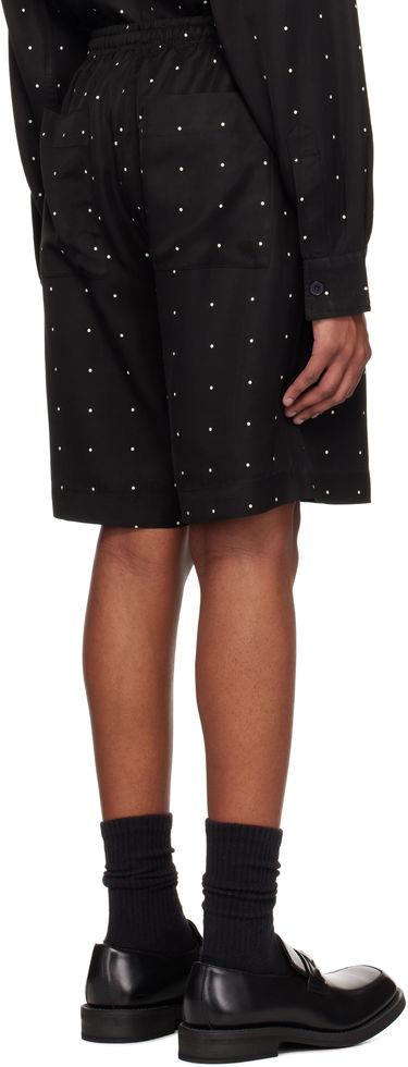 Shorts Róhe Dotted Elasticated Shorts Sort | 314-32-033, 2