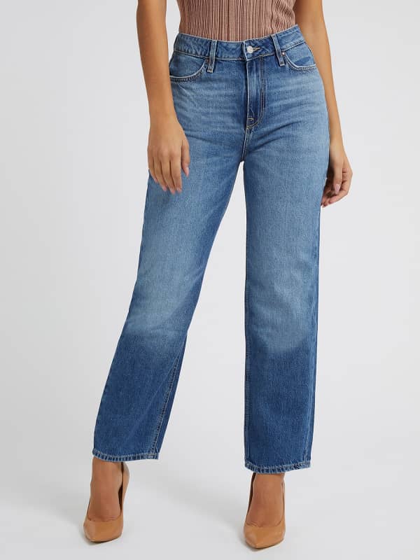 Jeans GUESS Relaxed Fit Denim Pant Blå | W2BA73D4T92, 0