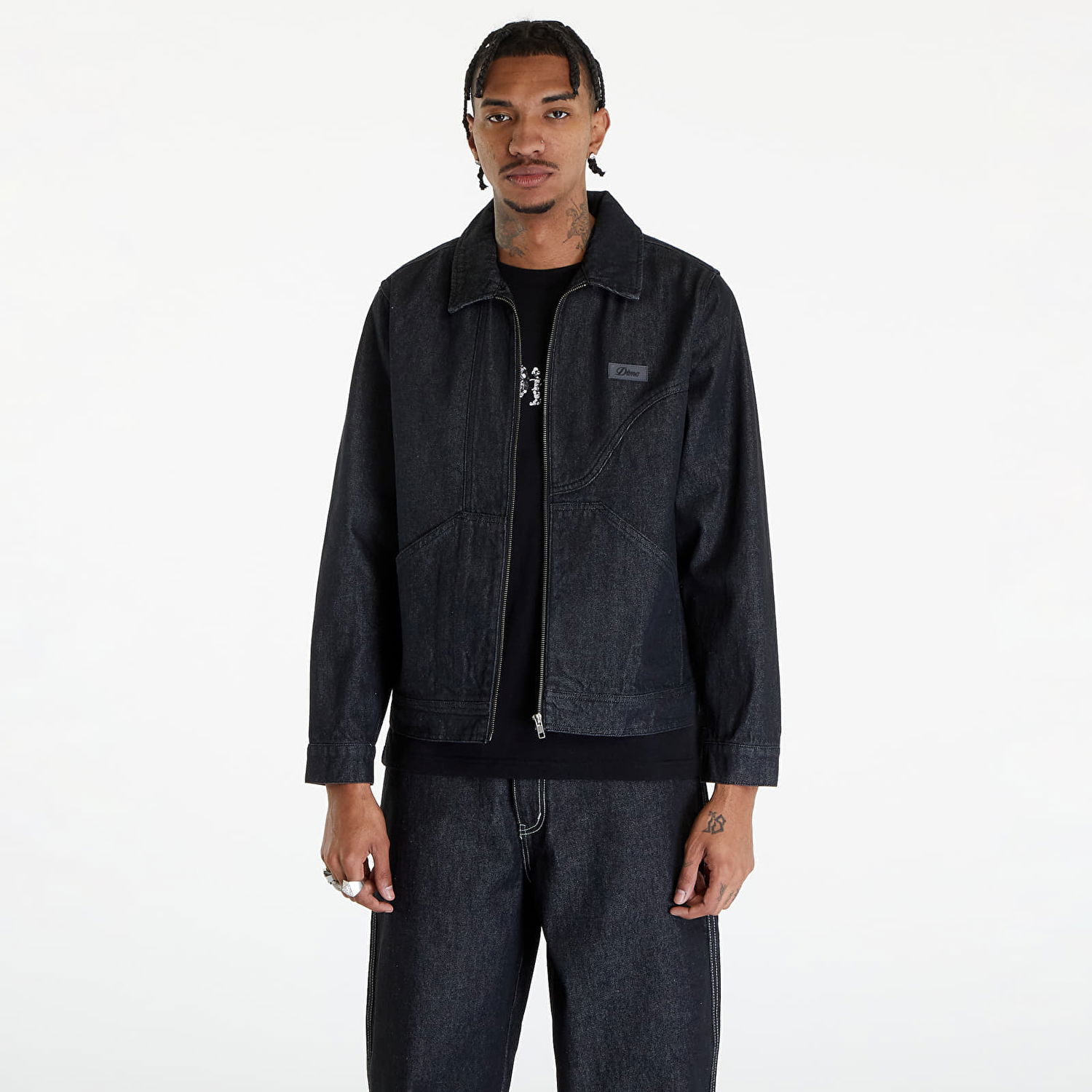 Jakke Dime Denim Twill Jacket Sort | DIMESP241BLW, 0
