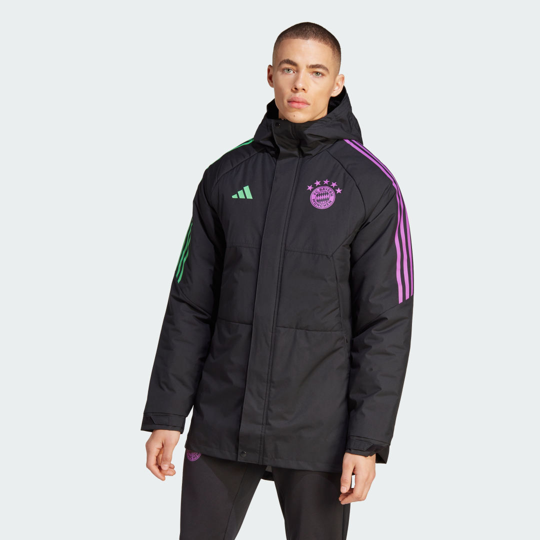 Jakke adidas Originals Parka FC Bayern Condivo 23 Stadium Sort | IB1575, 0